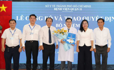 Lễ công bố Quyết định bổ nhiệm Phó Giám đốc Bệnh viện Quận 11